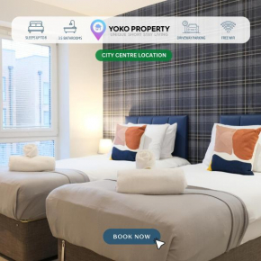Prime Location - 4 Bedroom 3 Bathroom House - Sleeps up to 8 - Free Parking, Fast Wifi, Balcony, Smart TV and Private Garden by Yoko Property